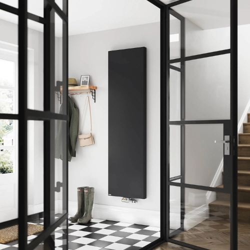 Zwarte Verticale Radiatoren