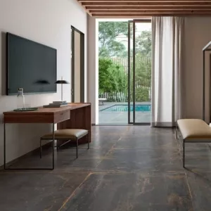 Metallook vloertegels