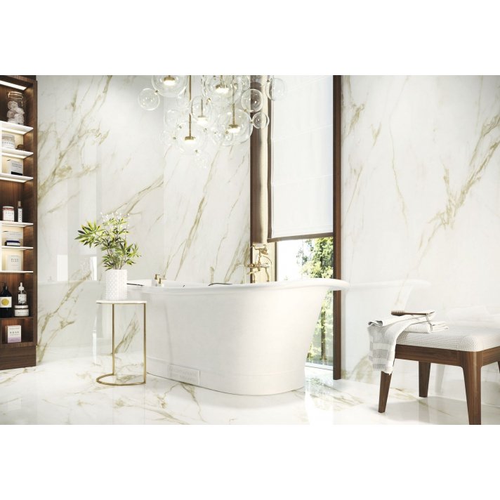 Baldocer Addaggio hoogglans vloertegel-60x120-Gold