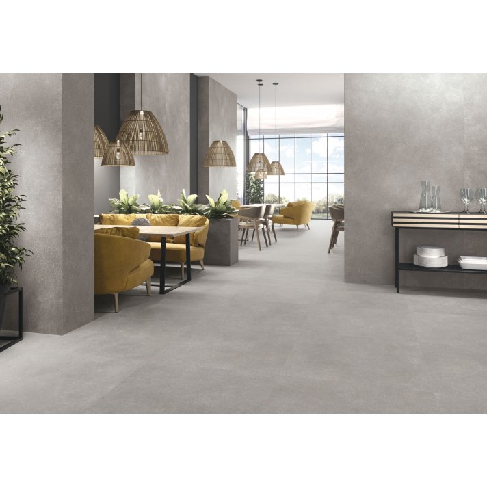 Baldocer Asphalt vloertegel mat 120x120 Fume