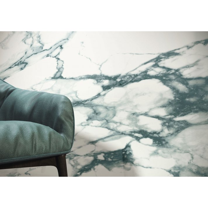 Baldocer Baikal hoogglans vloertegel 120x260 Teal