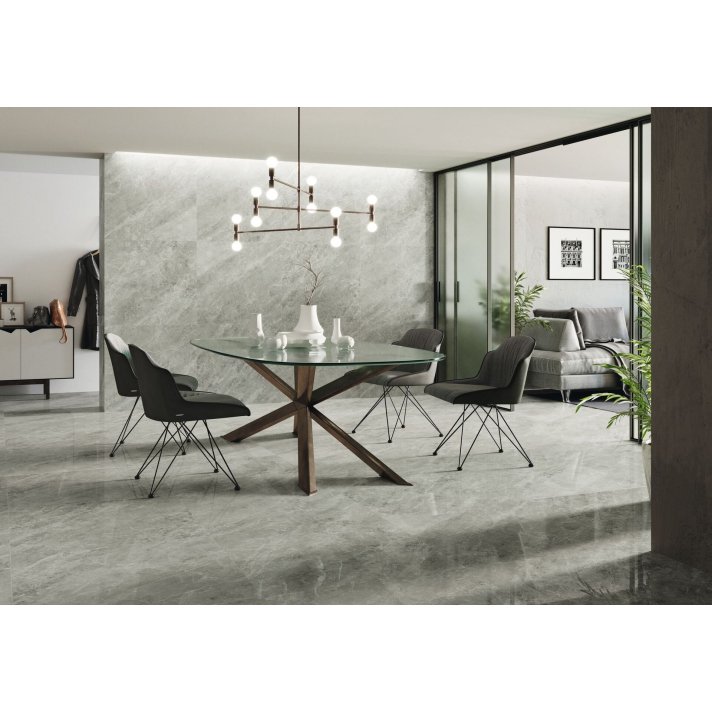 Baldocer Balmoral hoogglans vloertegel 60x60 Grey