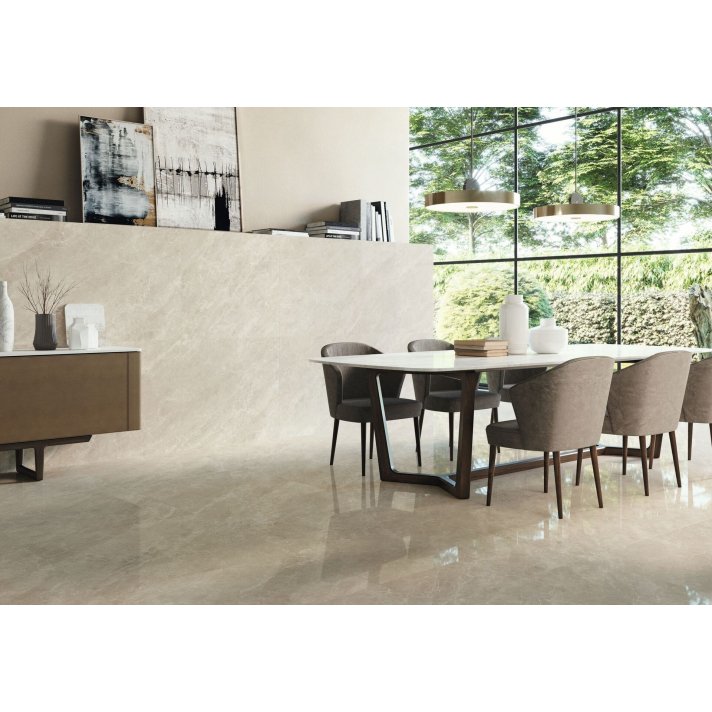 Baldocer Balmoral hoogglans vloertegel 60x60 Taupe