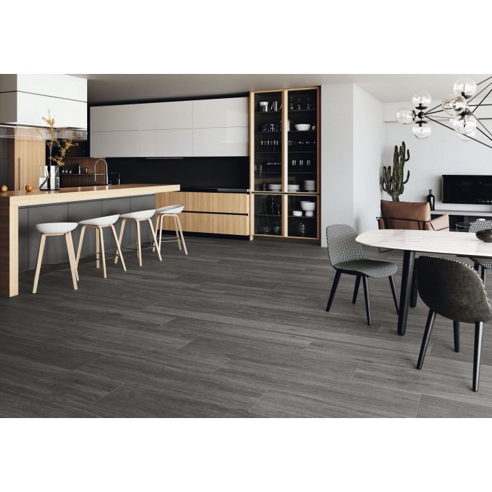 Baldocer Carpatos houtlook tegel 20x120 Anthracite