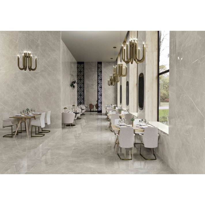 Baldocer Eternal hoogglans vloertegel-120x260-Taupe