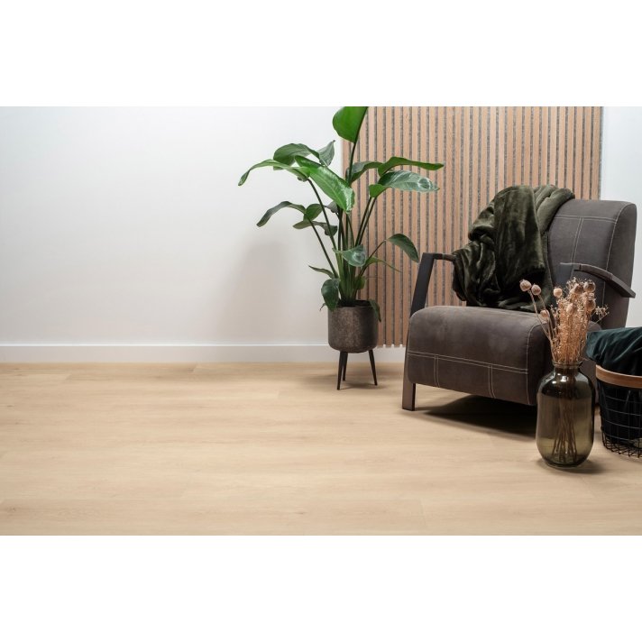 Floer Dorpen plak pvc - Lisse Lichtbruin Eiken