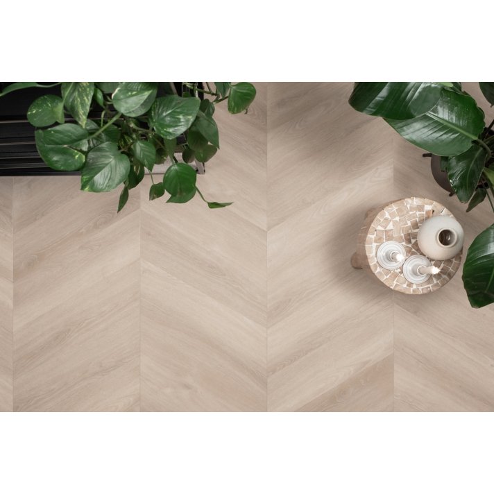 Floer Hongaarse Punt plak pvc – Onbehandeld Eiken