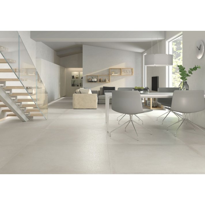 Baldocer Grafton hoogglans vloertegel 60x60 Silver