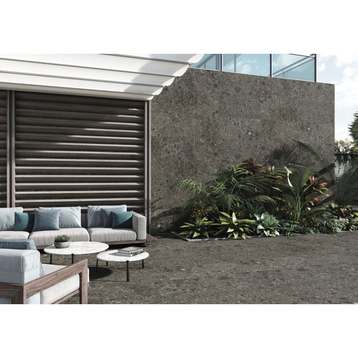 Baldocer Hannover vloertegel mat 80x160 Black Natural