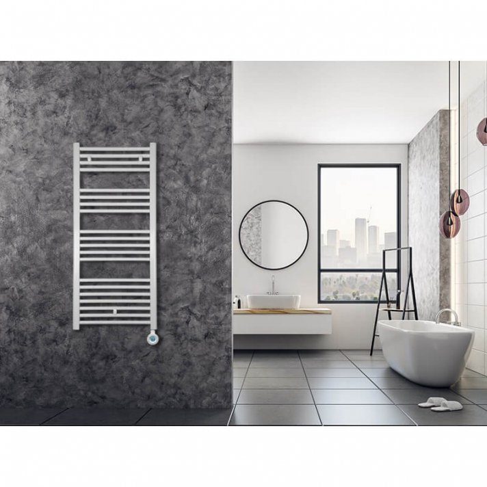 600x1600 - 700 watt | elektrische handdoekradiator wit