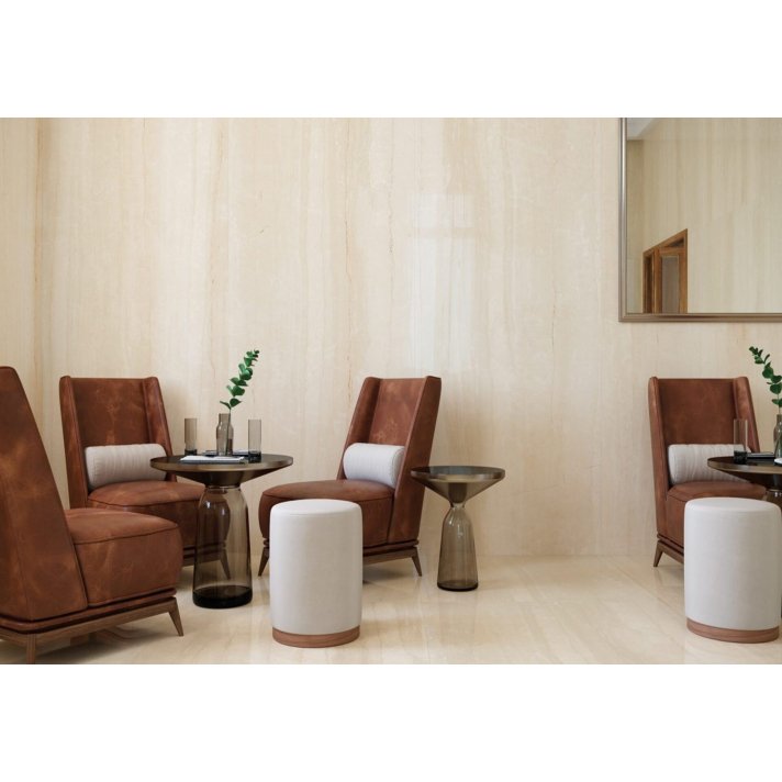 E-Tile Kontempo hoogglans vloertegel 60x120 Cream