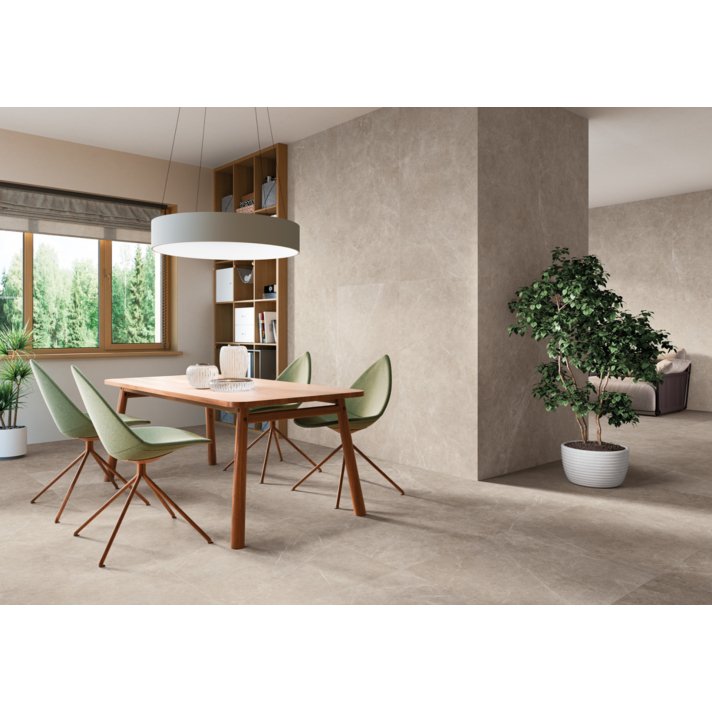 E-Tile Materia vloertegel mat 80x80 Mink