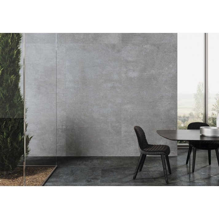 Baldocer Oneway hoogglans vloertegel 80x80 Steel