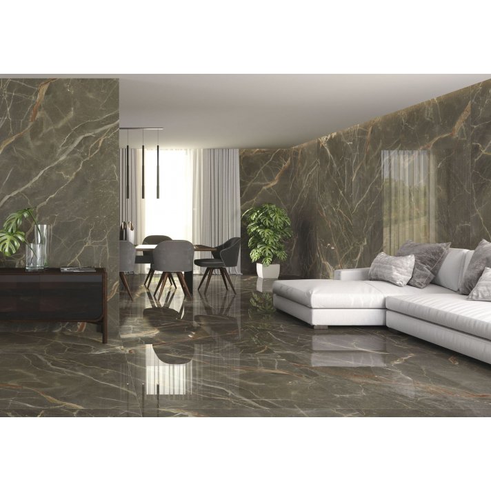 Baldocer Riscal hoogglans vloertegel 60x120 Brown