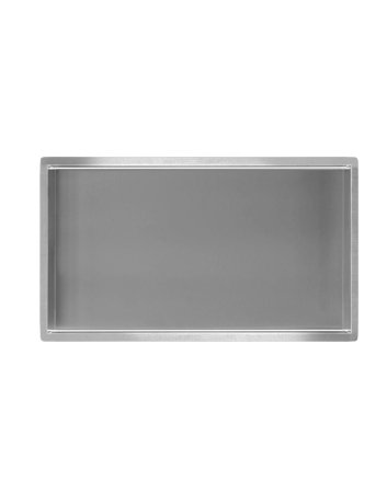 Demis inbouwnis 30 x 60 x 7 cm RVS