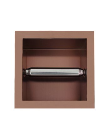 Sani DeLuxe Inbouw rolhouder Brons