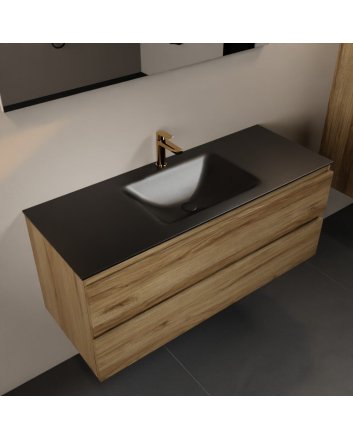 Mondiaz Aivy 120cm badmeubel Chai, wastafel Urban solid surface midden 1 kraangat
