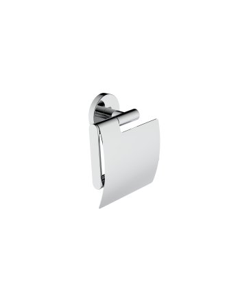Alonzo toiletrolhouder met klep chroom