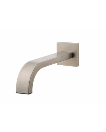 inbouw-uitloop vierkant 30cm 1/2'' geborsteld staal