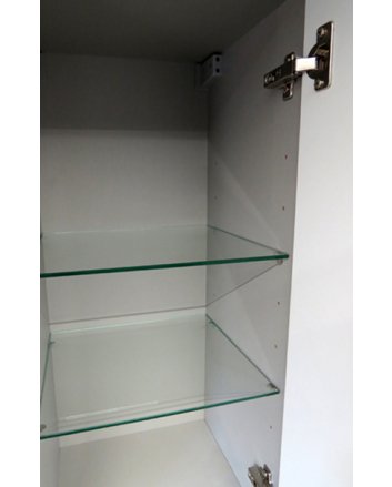 Vision kolomkast 2 deuren 160x35x35 hoogglans grijs
