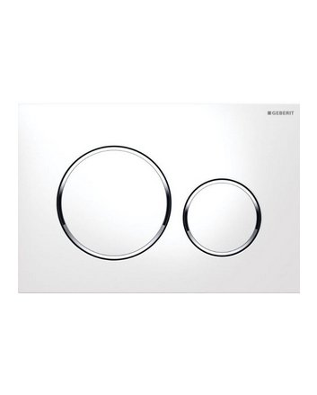 Geberit Sigma 20 drukplaat wit/glans/wit