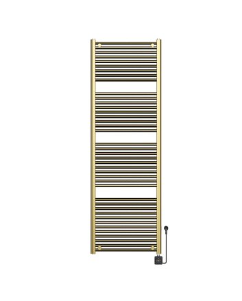 Elara elektrische radiator Smart WiFi 181,7 x 60 cm geborsteld messing PVD