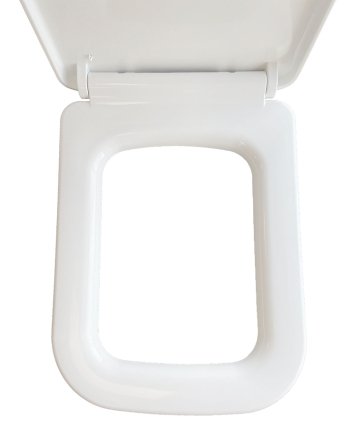 Carré toiletzitting softclose en quick release glans wit