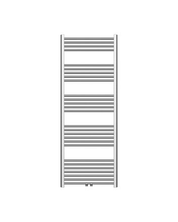 160x60 cm - 1050 Watt - Ecorad Handdoekradiator - Geborsteld RVS  - Universal-6 aansluitpunten