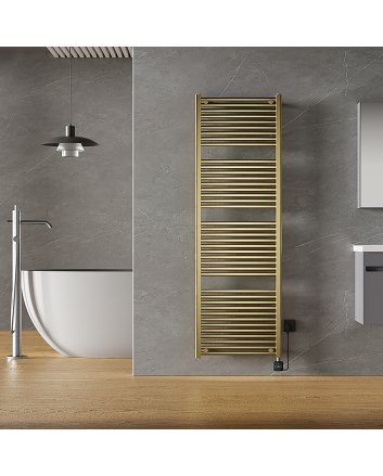 Elara elektrische radiator Smart WiFi 181,7 x 60 cm geborsteld messing PVD
