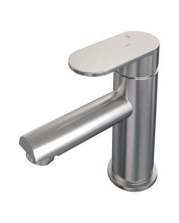 BRAUER Brushed Edition lage opbouw wastafelmengkraan model C RVS geborsteld PVD