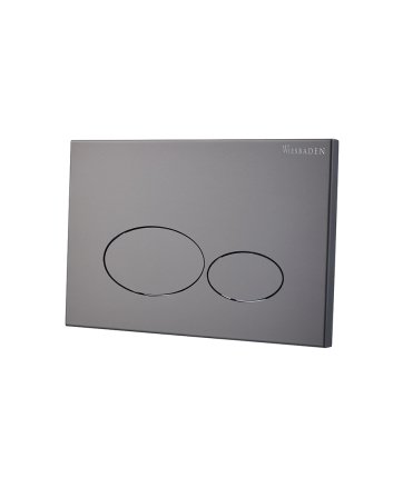 Wiesbaden X32 Metal drukplaat voor inbouwreservoir gunmetal