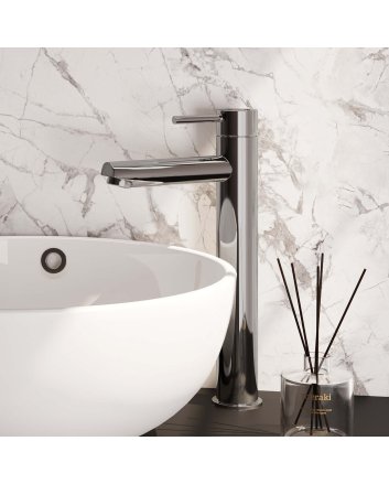 BRAUER Chrome Edition verhoogde opbouw wastafelmengkraan model A chroom