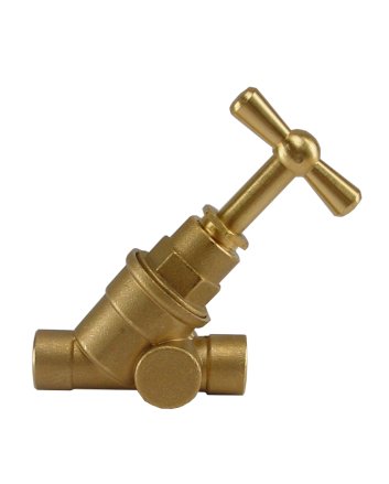 Riko Kiwa stopkraan 12 mm capillair x capillair zonder aftapgelegenheid