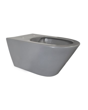 Stereo wandcloset rimless mat grijs