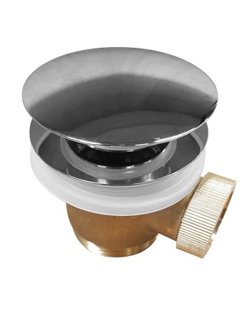 Caral clickwaste afvoerplug vrijstaand bad 1 1/2" chroom