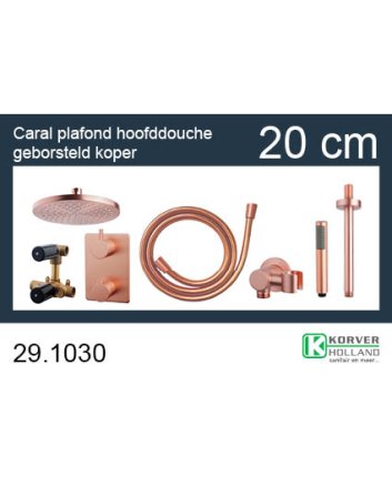 one-pack inbouwthermostaatset rond type 501 GK (20cm)
