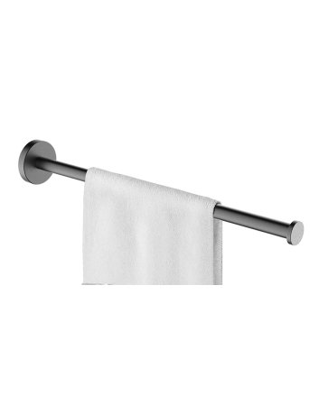 Alonzo handdoekrek 1-armig gunmetal
