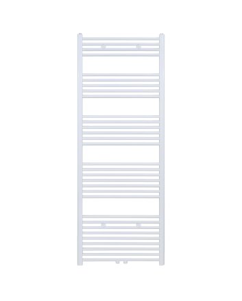 180x60 cm - 1200 Watt - Ecorad Handdoekradiator - Mat Wit (RAL9016) - Universal-6 aansluitpunten