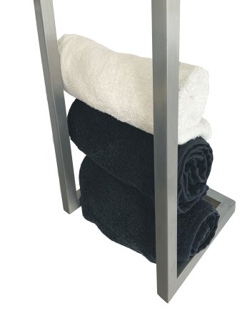 Loft handdoekrek 95 x 25 x 20 cm RVS
