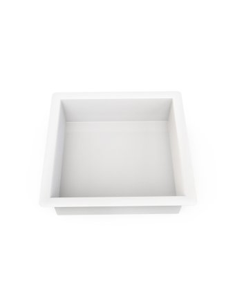 Demis inbouwnis 30 x 30 x 10 cm mat wit
