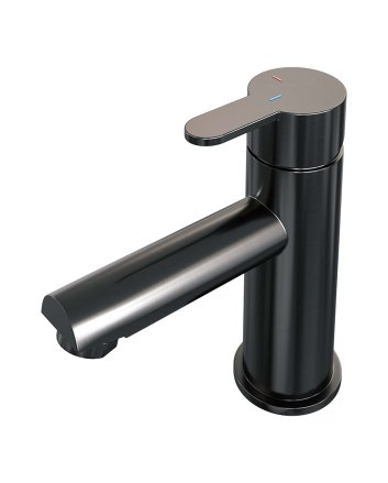 BRAUER Gunmetal Edition lage opbouw wastafelmengkraan model D gunmetal geborsteld PVD