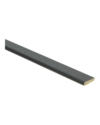 Plakplint zwart | 2.4 meter