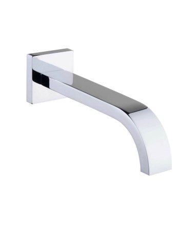 inbouw-uitloop vierkant 20cm 1/2'' chroom