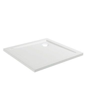 Douchebak acryl 90x90x4 wit