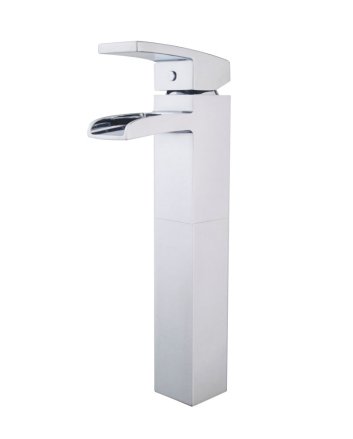 Rombo HOGE waterval-wastafelkraan chroom