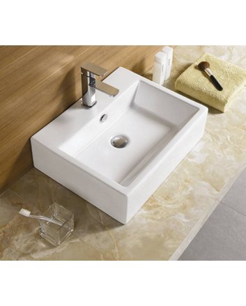 Sani DeLuxe Waskom Keramiek Straight