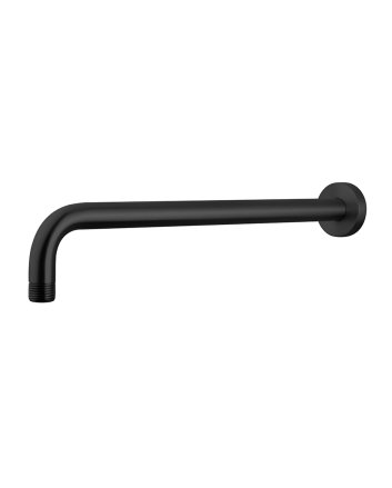 Caral douchearm met muurbevestiging 45 cm mat zwart