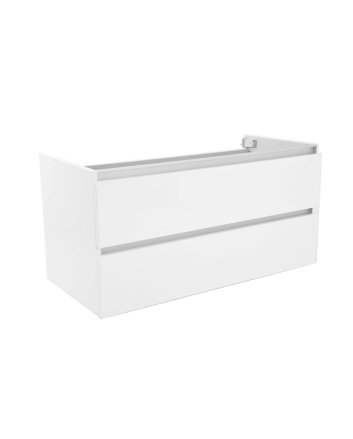 Vision onderkast met 2 laden 100 x 46 cm glans wit