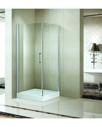Sani DeLuxe Douchecabine vierkant swingdeur 100