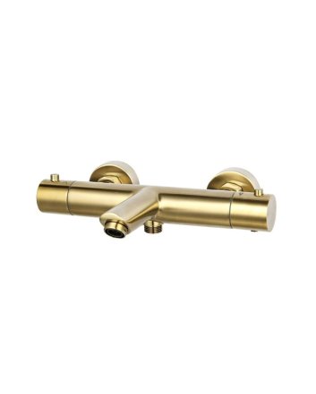Sani DeLuxe Badmengkraan opbouw thermostatisch rond Goud Geborsteld